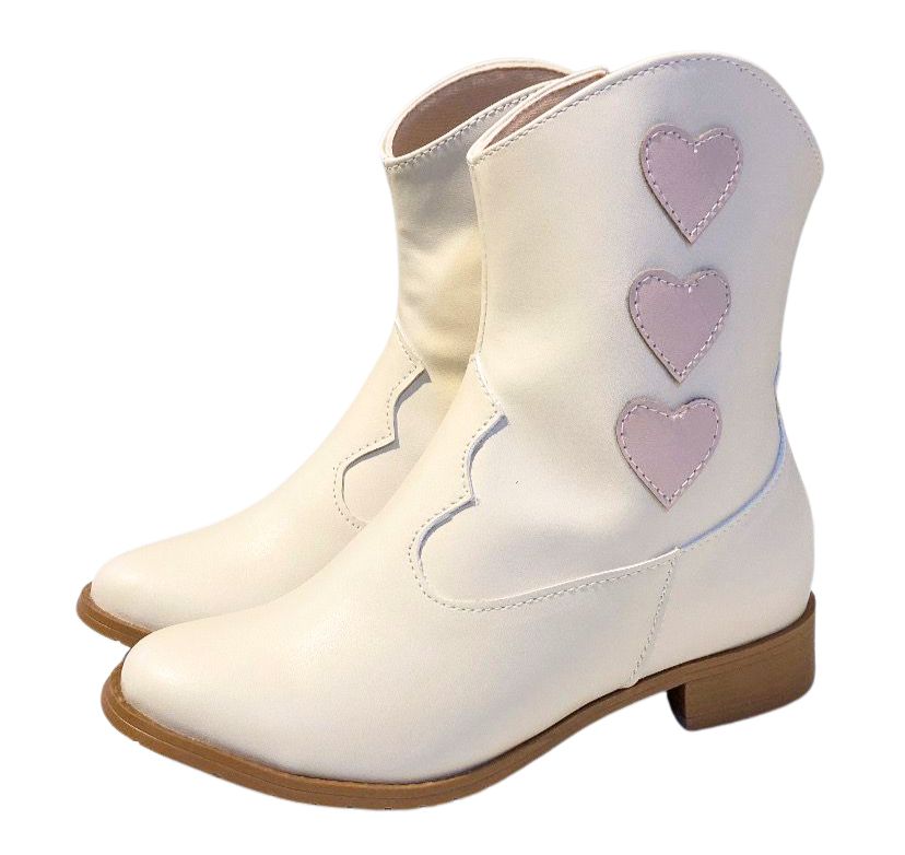 BOTA MARIKOTINHA CORACAO OFF WHITE