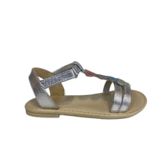 SANDALIA PRATA XICK BABY 