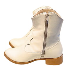 BOTA MARIKOTINHA CORACAO OFF WHITE