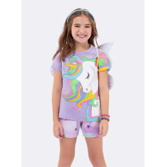 PIJAMA CURTO KIDS UNICÓRNIO VEGGI