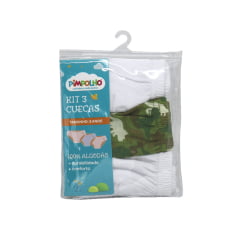 KIT CUECA INFANTIL C/3 PIMPOLHO