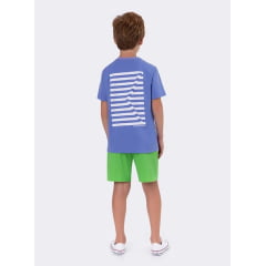 PIJAMA CURTO KIDS VERDE/AZUL VEGGI