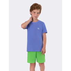 PIJAMA CURTO KIDS VERDE/AZUL VEGGI