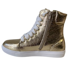 TENIS SNEAKER OURO CANO MEDIO  MARIA LUA