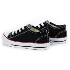 TÊNIS CANVAS LOW PRETO DIVERSÃO