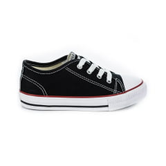 TÊNIS CANVAS LOW PRETO DIVERSÃO